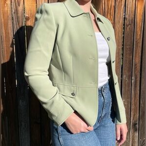 Size 6 Tahari Green Blazer